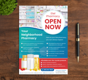 Etel Pharmacy | Flyer Design by vcreatived