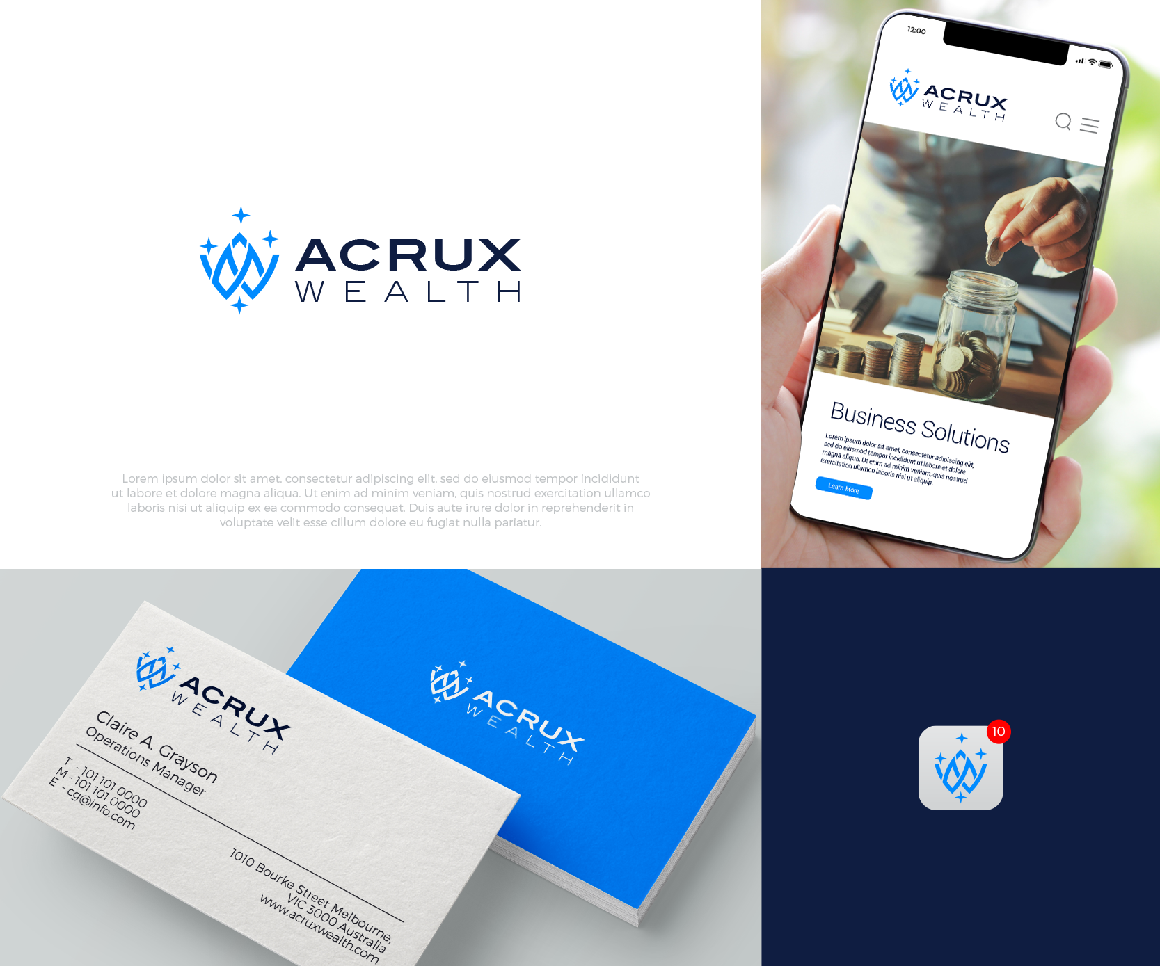Diseño de Logo por airborne para Acrux Wealth | Diseño #26903723