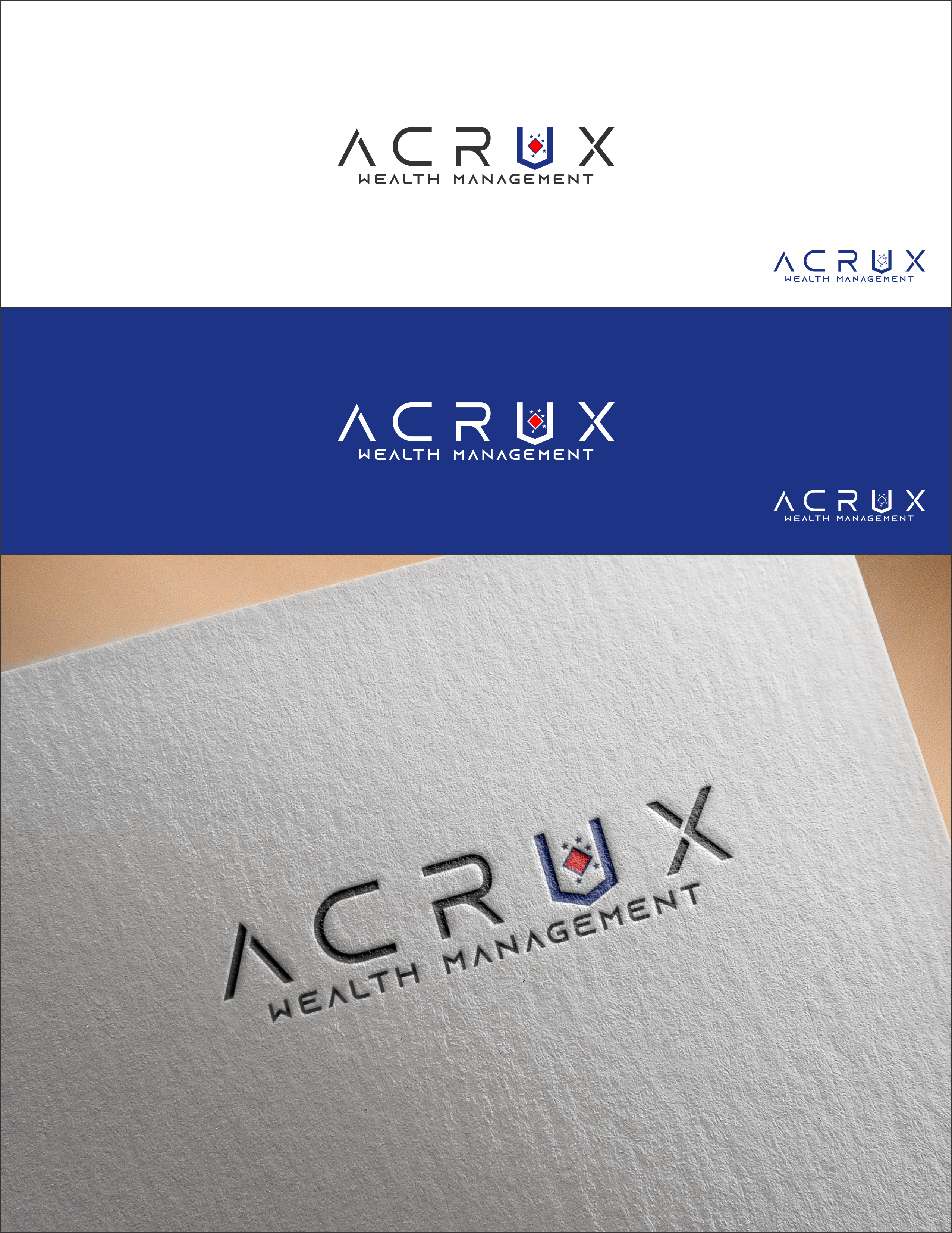 Logo Design by Dickythx16 for Acrux Wealth | Design #26901884