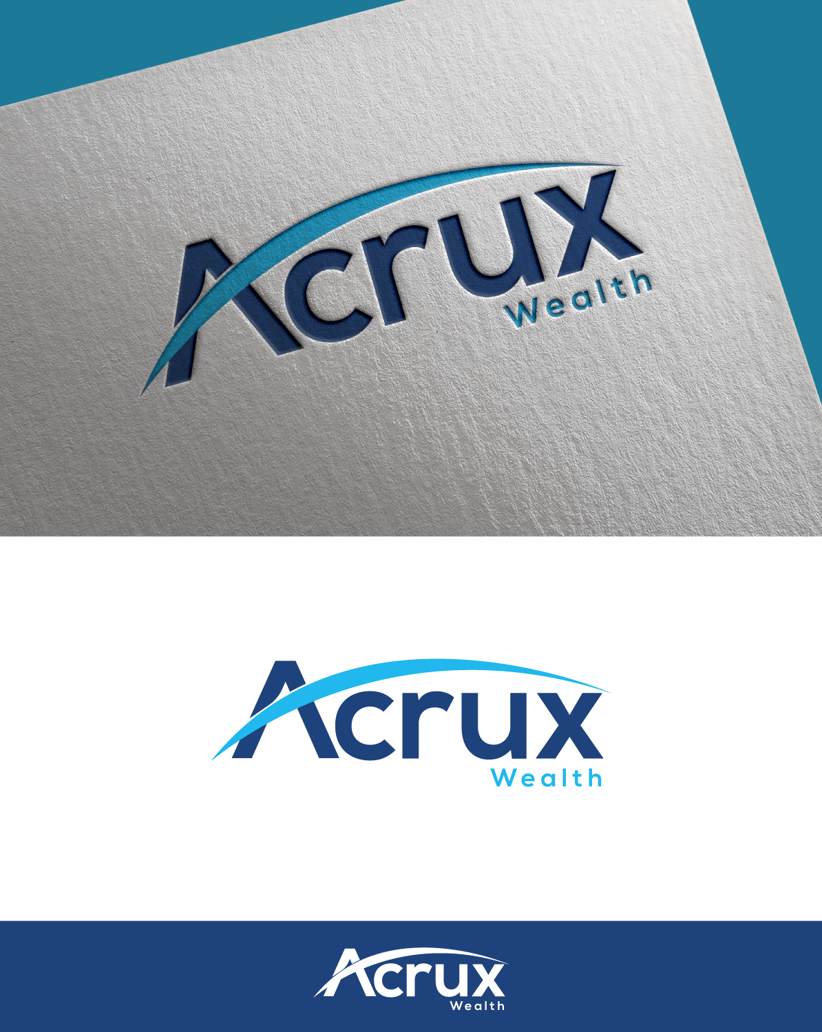 Logo Design by Alpha design for Acrux Wealth | Design #26917074