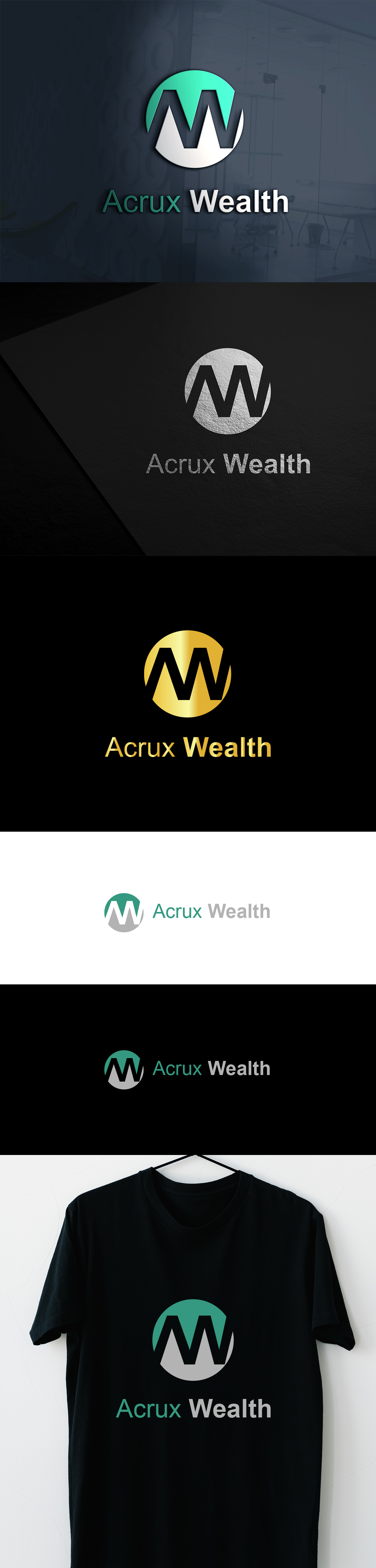 Logo Design by creative2lab 2 for Acrux Wealth | Design #26908452