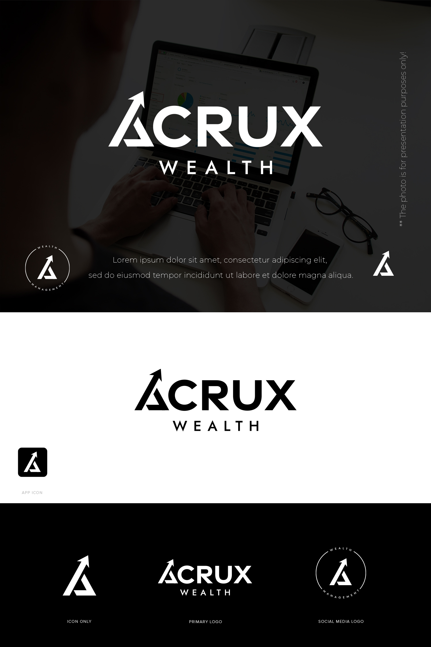 Logo Design by Modeform for Acrux Wealth | Design #26910559