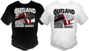 Outland Apparel Company needs edgy yet not over the top T-shirt design, | T-shirt Design by bacujkov