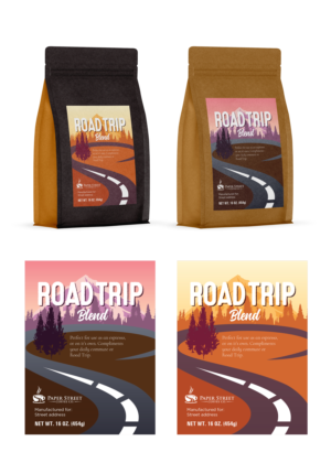 Label Design by Sergio Coelho for Paper Street Coffee Company | Design: #26890232