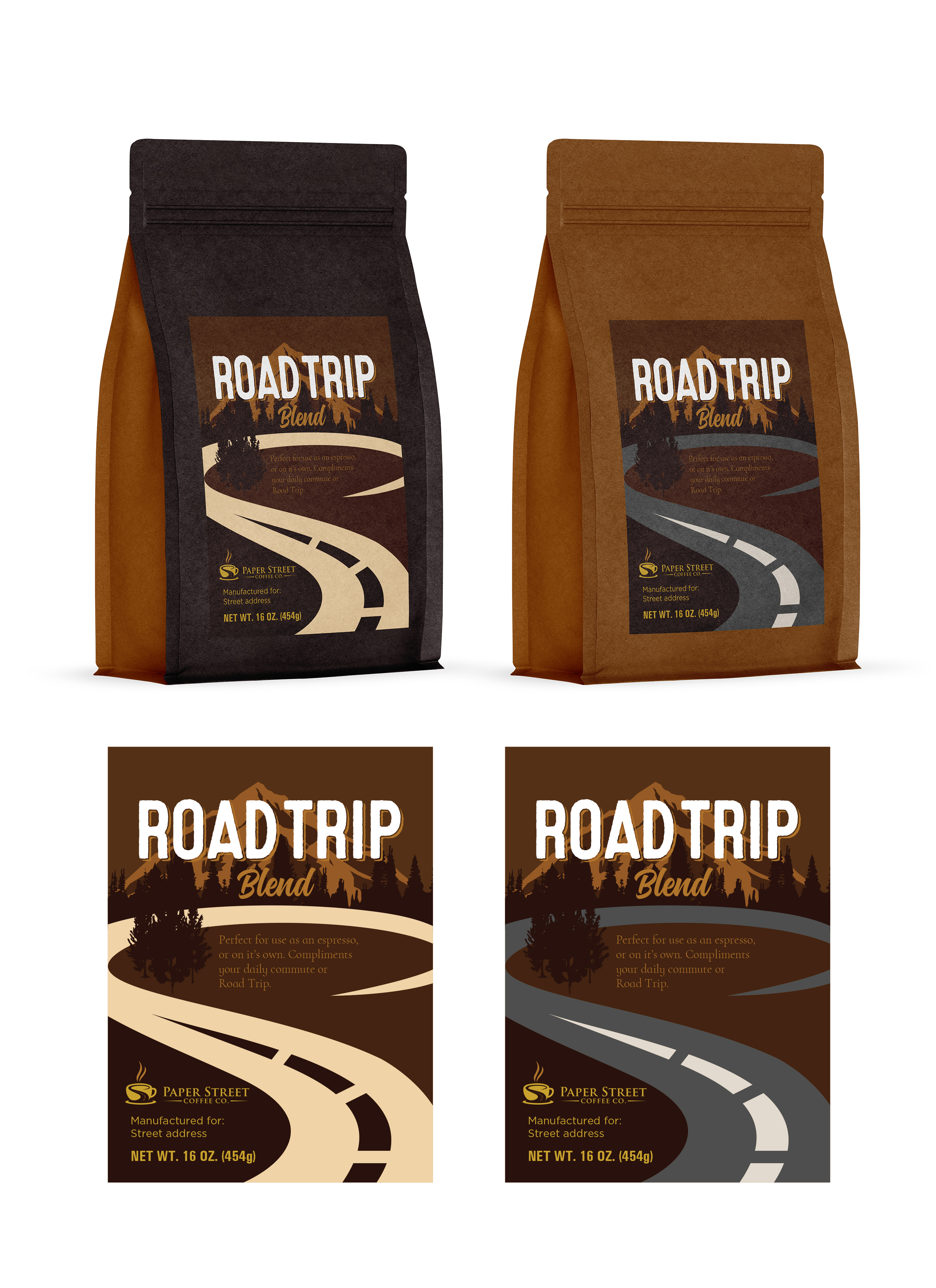 Diseño de Etiqueta por Sergio Coelho para Paper Street Coffee Company | Diseño #26890343