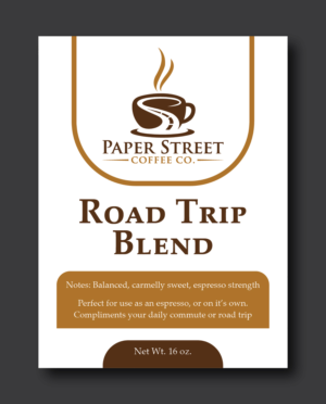 Label Design by Deziners Zone for Paper Street Coffee Company | Design: #26884246