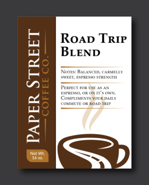 Label Design by Deziners Zone for Paper Street Coffee Company | Design: #26884248