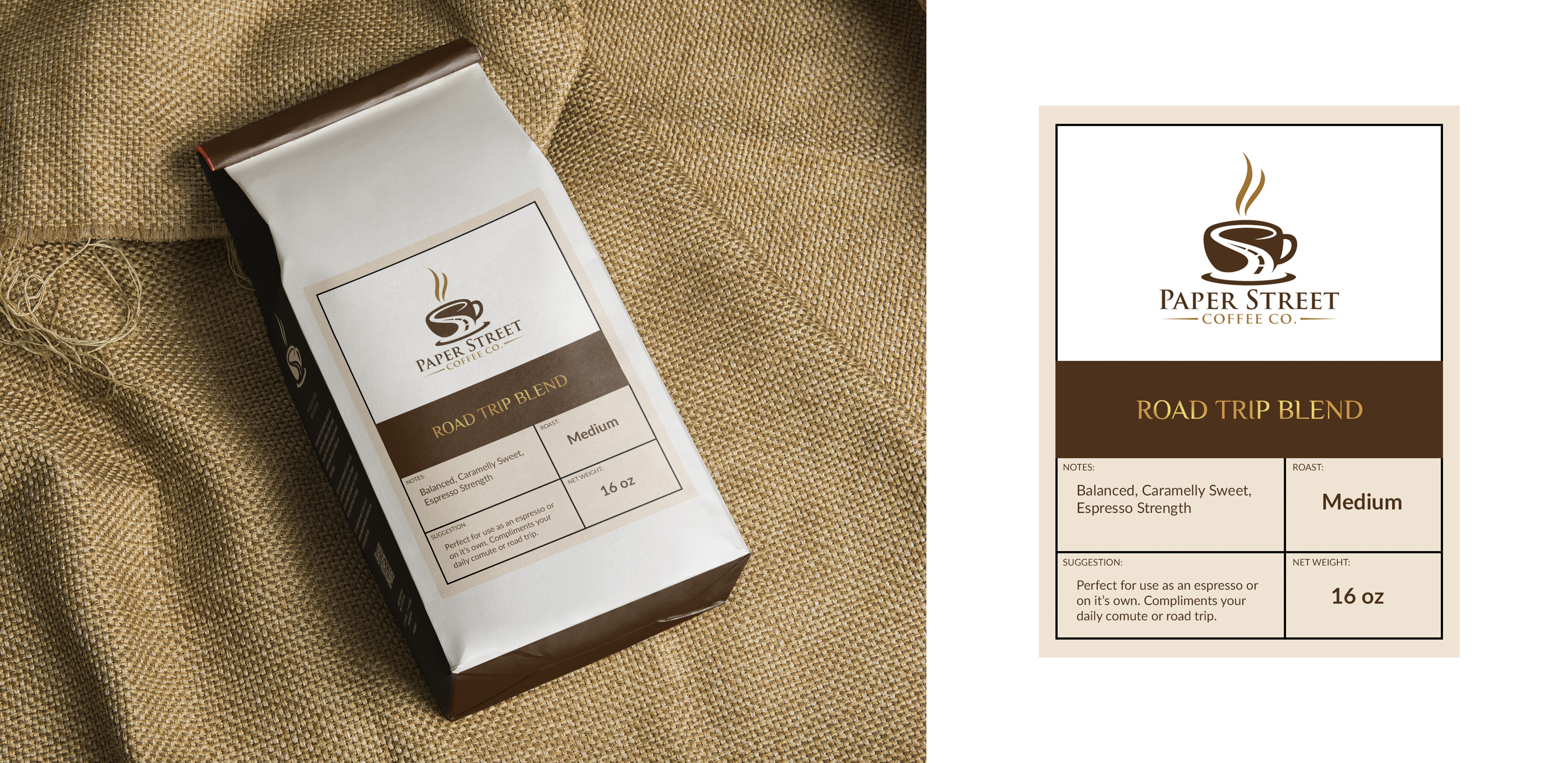 Label Design by christianpoetoe for Paper Street Coffee Company | Design #26880732