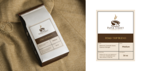 Paper Street Coffee Company Label | Label Design by christianpoetoe