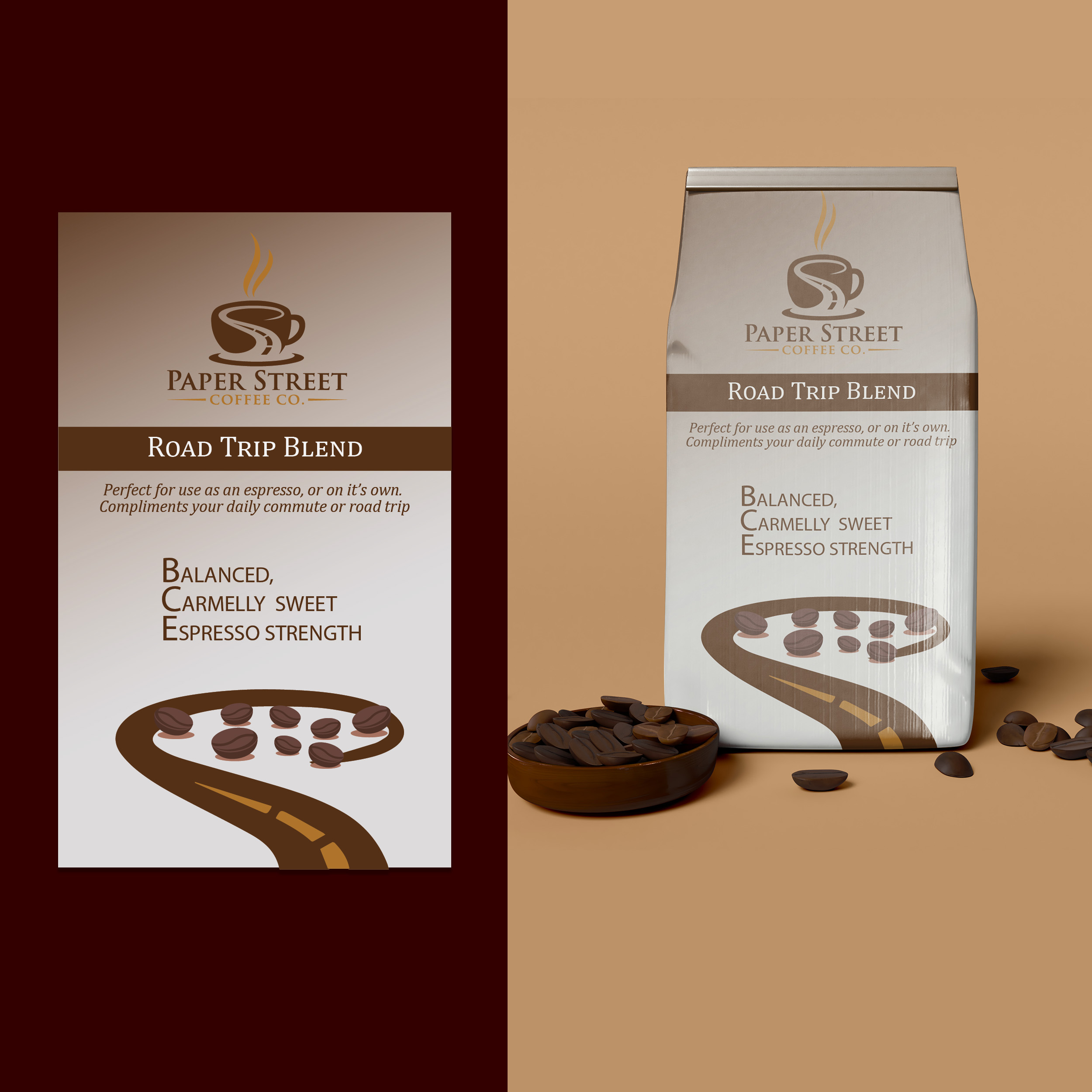 Etikett-Design von RubelRir für Paper Street Coffee Company | Design #26888107