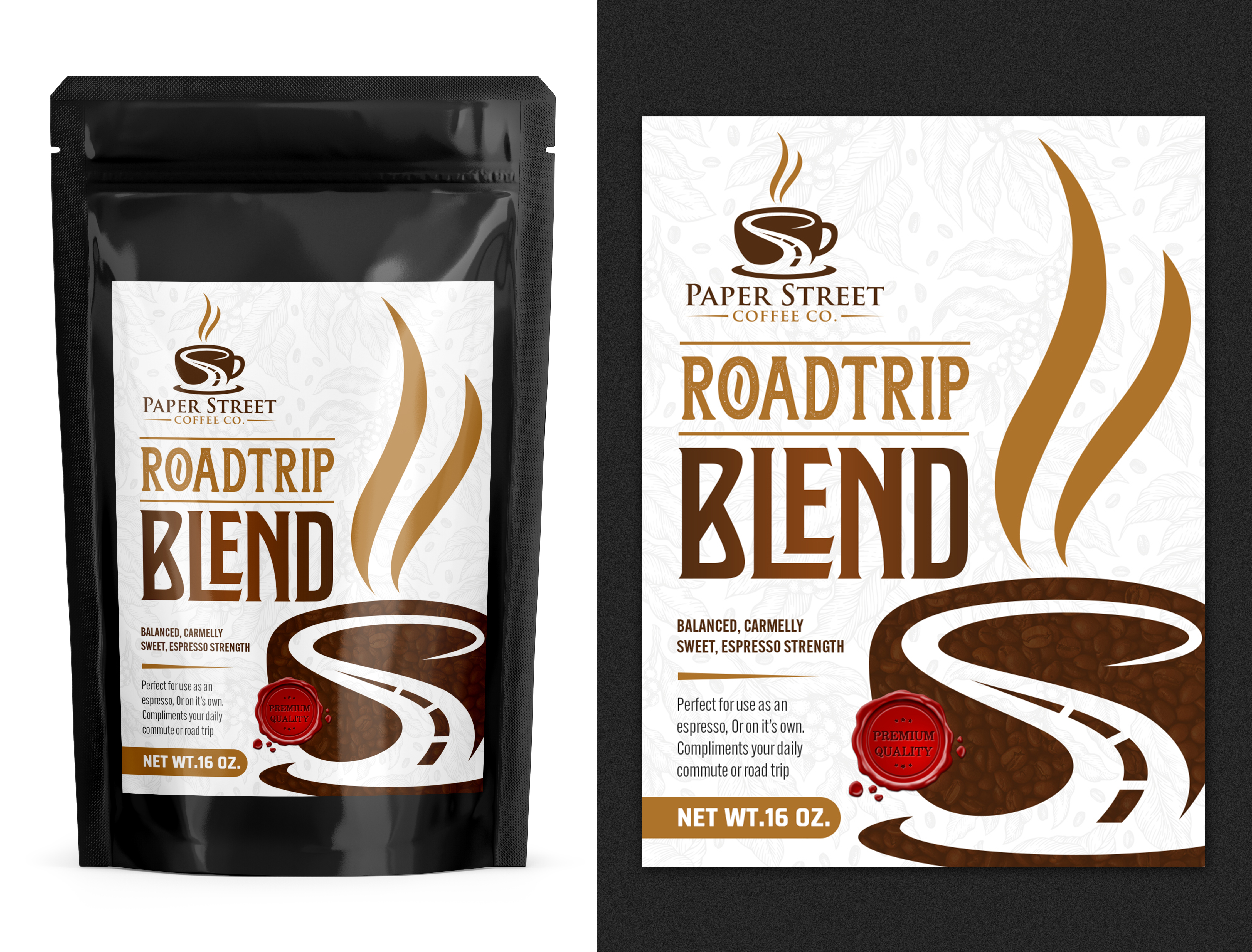 Etikett-Design von SAI DESIGNS für Paper Street Coffee Company | Design #26887891