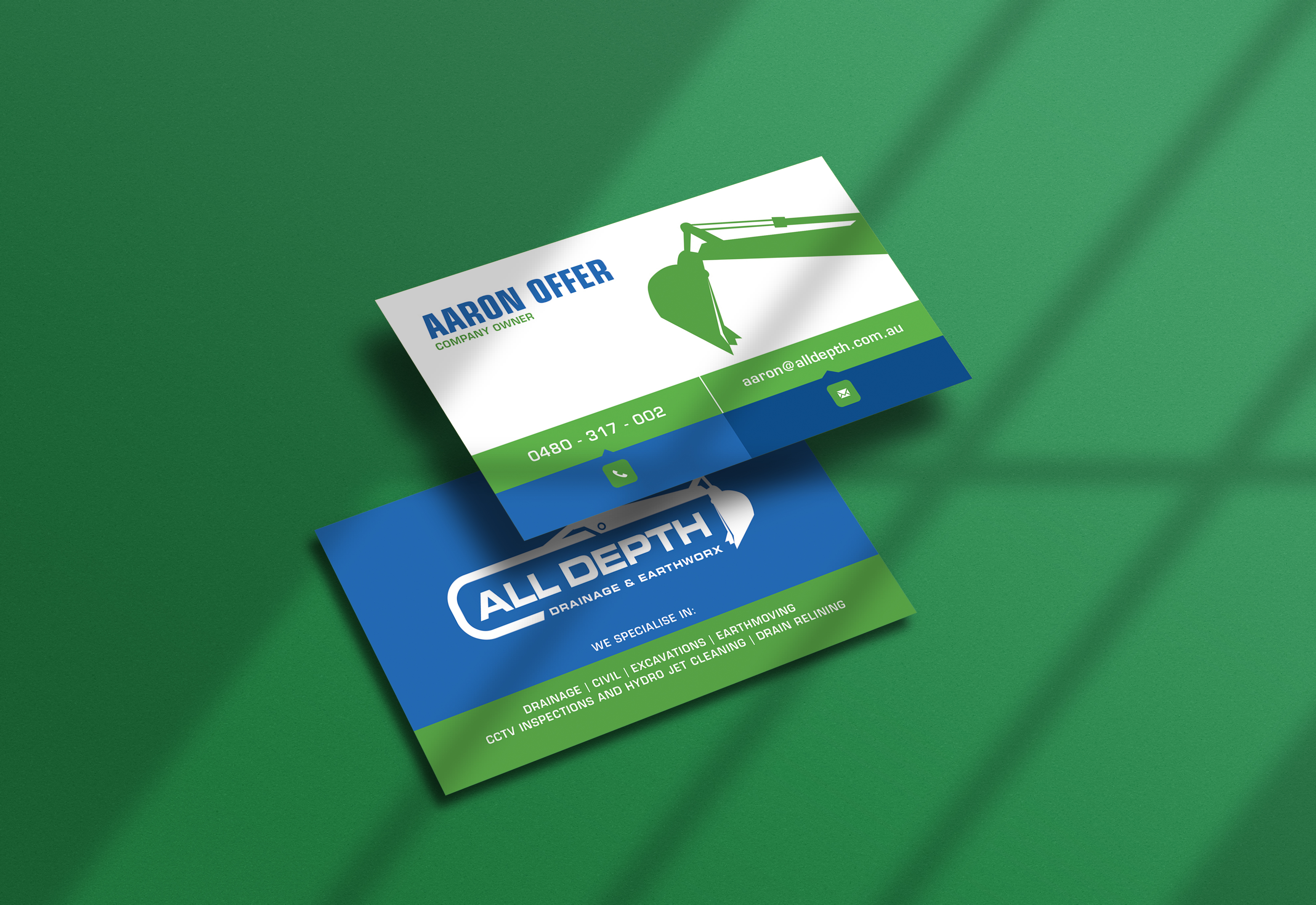 Business Card Design by jeffdefy for LCL Plumbing and Drainage Pty Ltd | Design #26902935