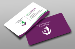 Business Card- Occupational Therapist | Business Card Design by Uttom 2