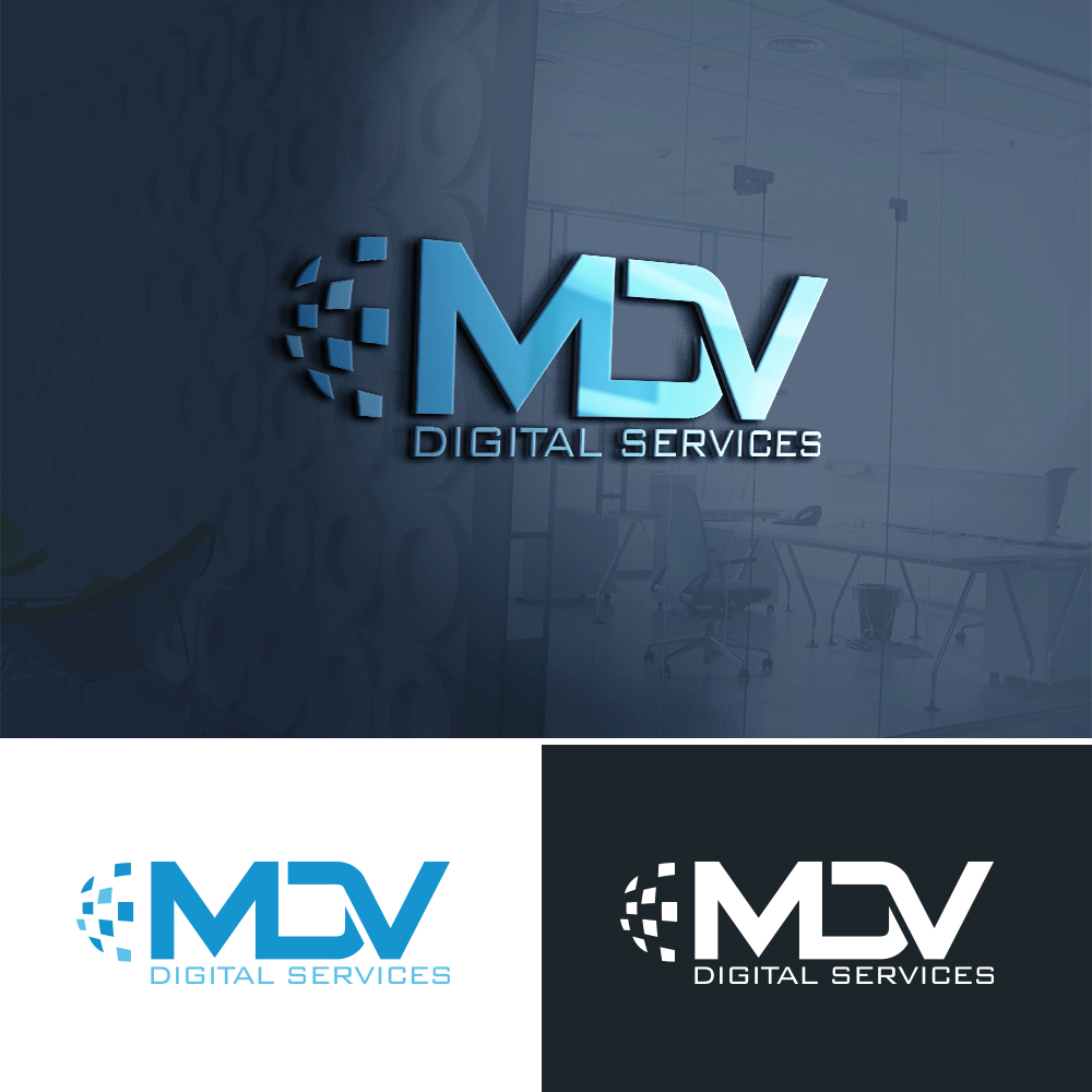 Logo Design by AL-BARAKAH for MDV Digital Services | Design #26884024