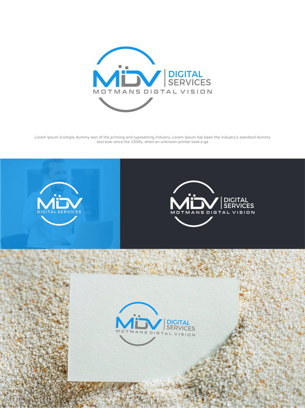 Logo Design by SigmaStudio for MDV Digital Services | Design: #26886107