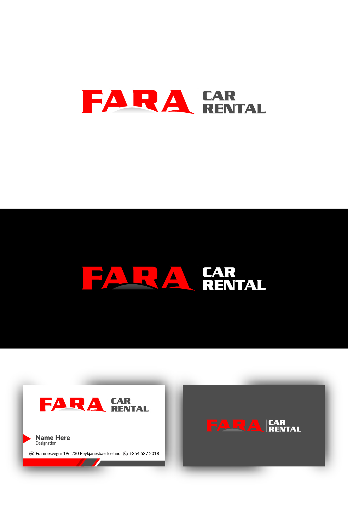 Logo Design by Deziners Zone for Fara ehf | Design #26890074