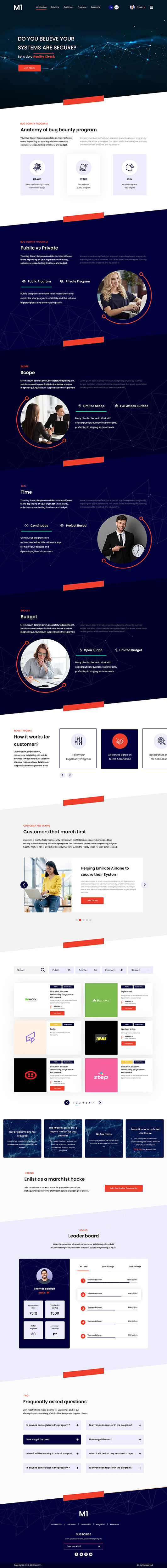 Web Design by RishiRich for march1st | Design #26911192