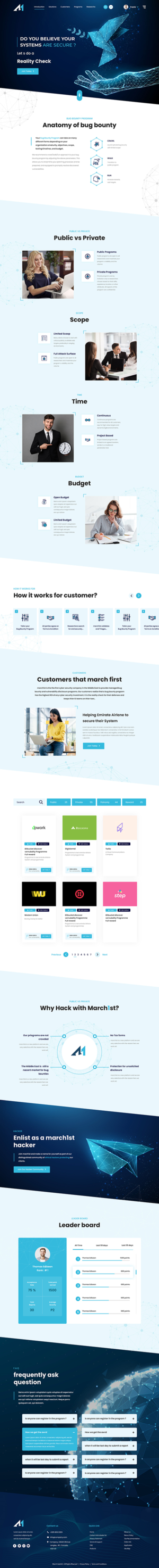 Web Design by RishiRich for march1st | Design: #26944201