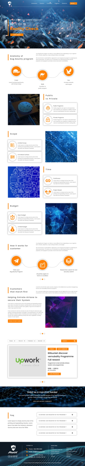 Web Design by pb for march1st | Design: #26895049