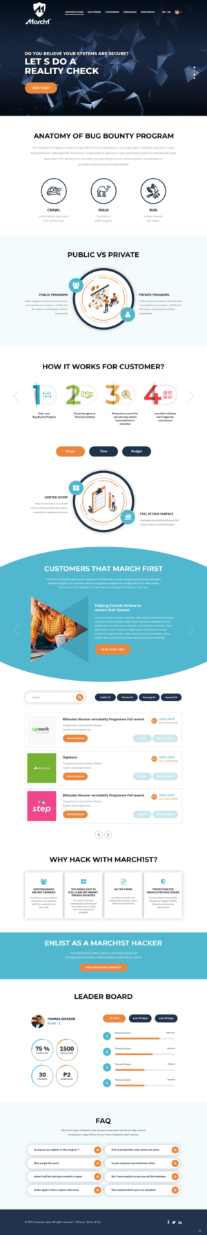 Web Design by pb for march1st | Design: #26895050