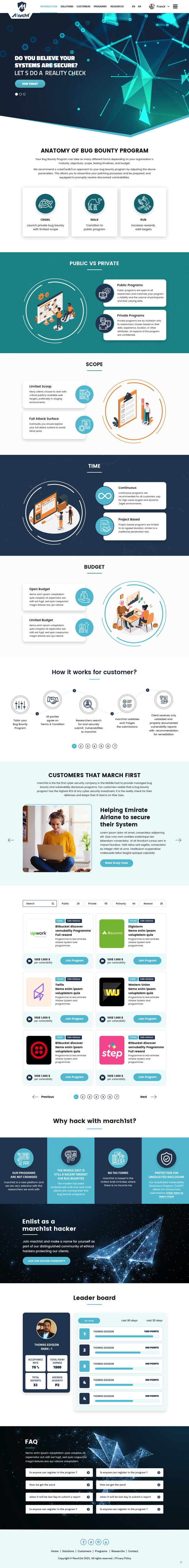 Web Design par pb pour march1st | Design #26895051