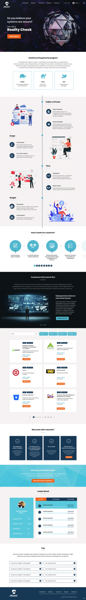 Web Design by pb for march1st | Design: #26895053