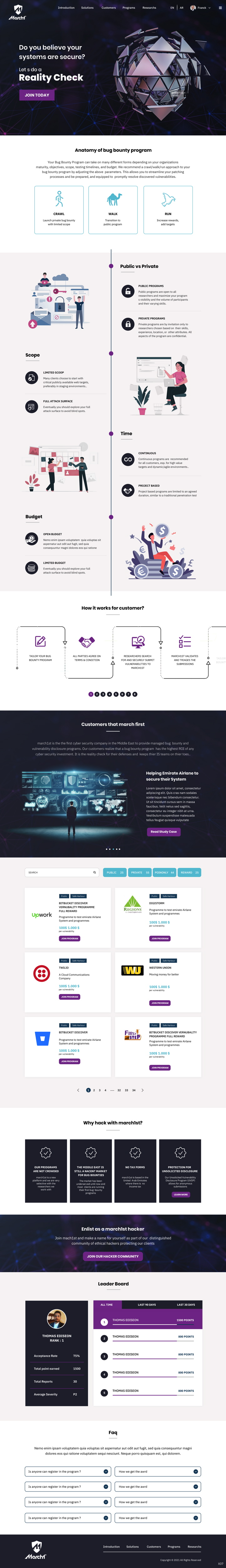 Web Design by pb for march1st | Design #26908858