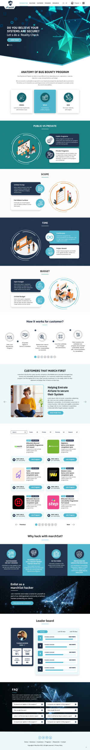 Web Design by pb for march1st | Design: #26913912