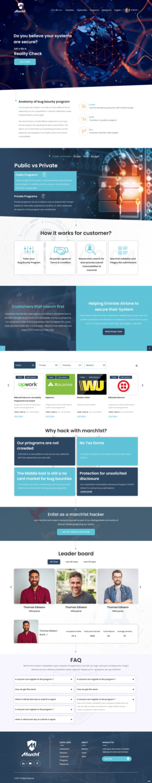 Web Design by pb for march1st | Design: #26913913
