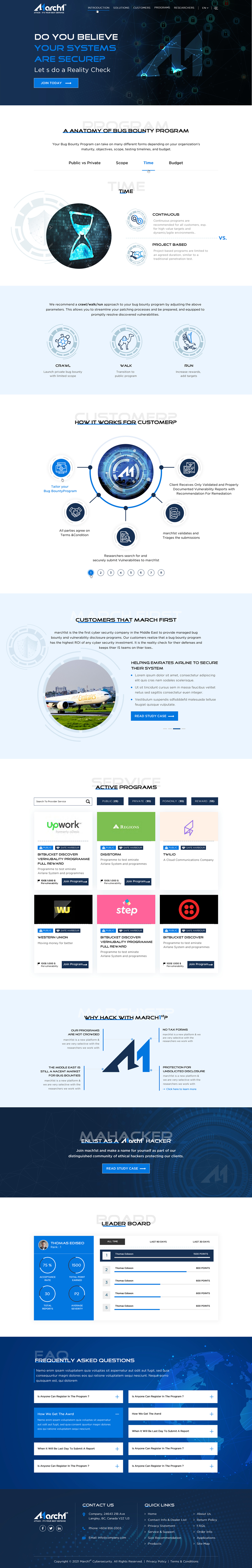 Web Design by Sbss for march1st | Design #27001500