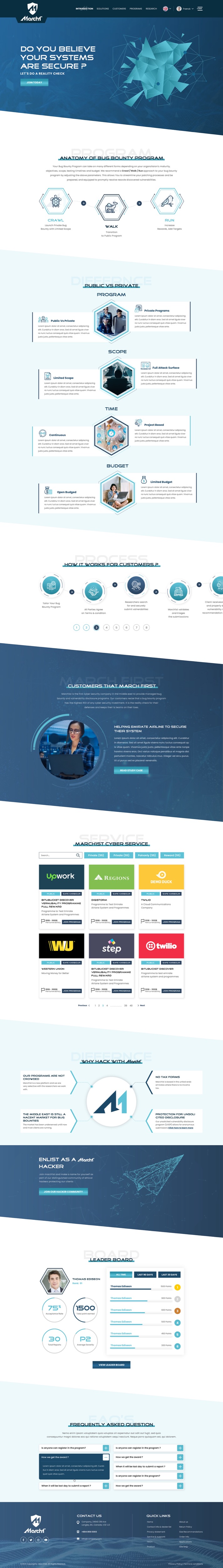 Web Design by Reimagine for march1st | Design #26935893