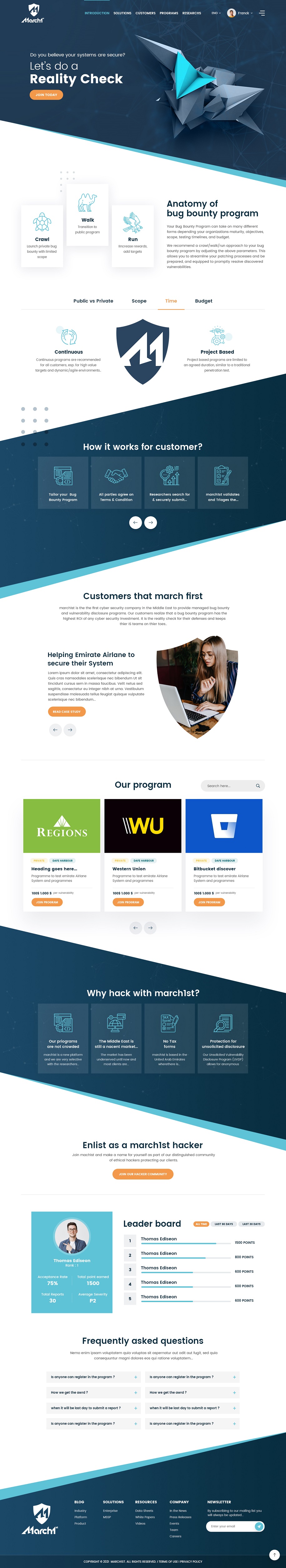 Diseño Web por nzdesigners para march1st | Diseño #26897340