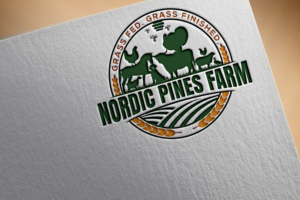 Grass Fed.  Grass Finished. | Logo Design by Jennifer©