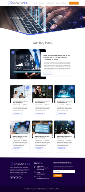 Web Design by Blue Sparrow for Open Source Systems, LLC | Design: #26969498