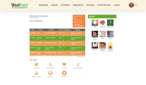 ASL Learning Website Application Pages Redesign | Web Design by -Marc-