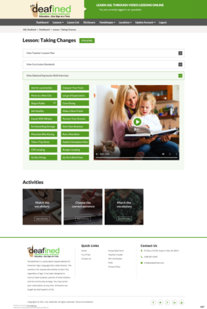 Web Design by pb for ASLdeafined | Design: #26895025