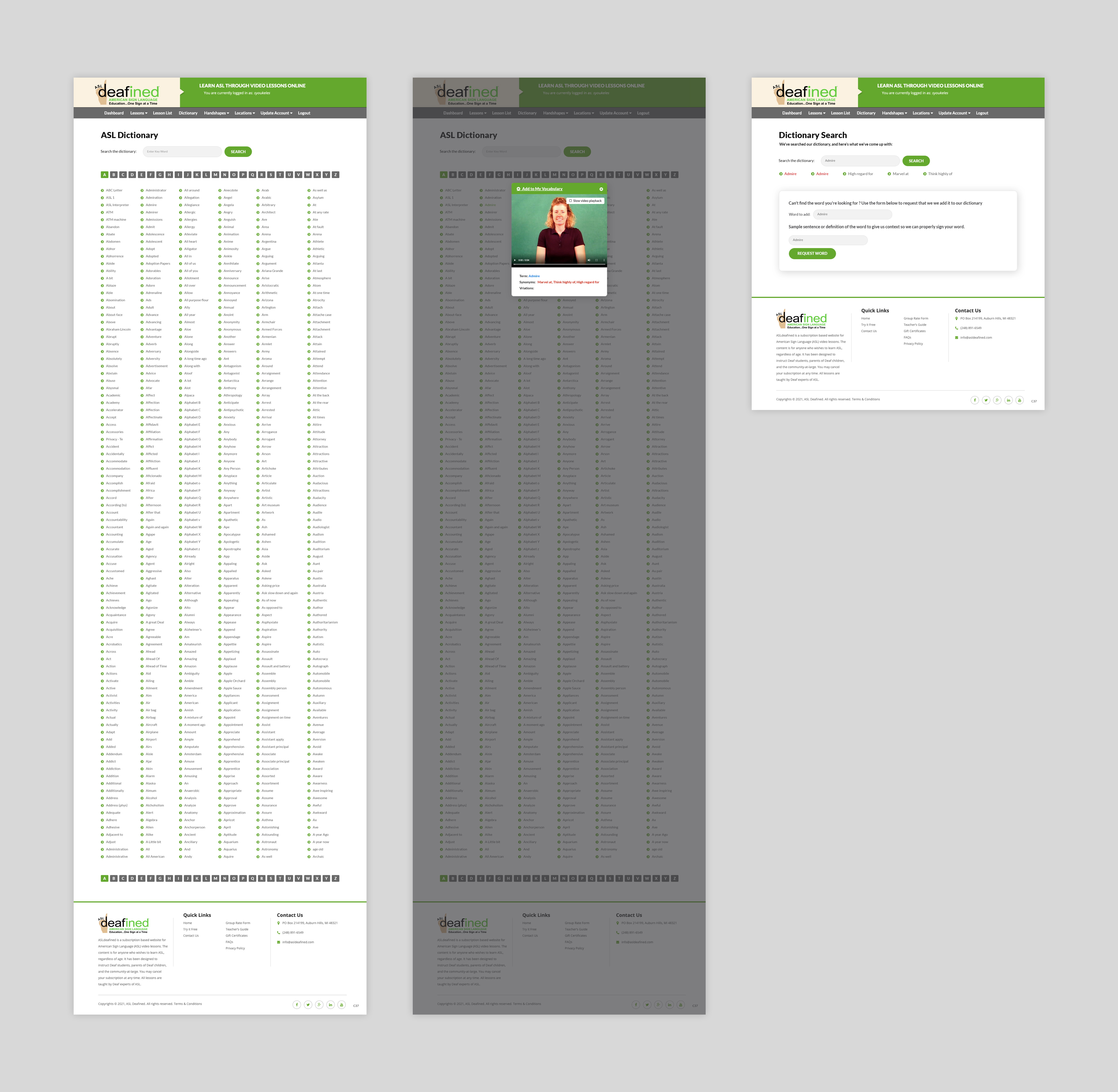 Web Design by pb for ASLdeafined | Design #26895027