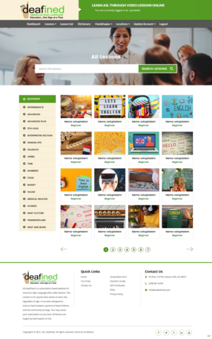 Web Design by pb for ASLdeafined | Design: #26936167