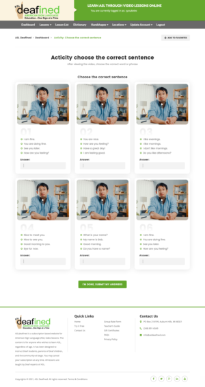 Web Design by nzdesigners for ASLdeafined | Design: #26898098