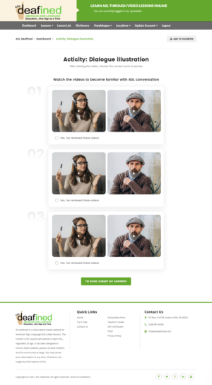 Web Design by nzdesigners for ASLdeafined | Design: #26898106