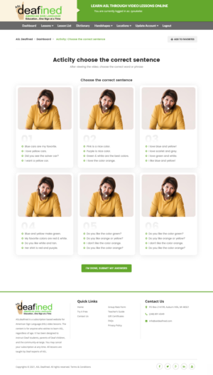 Web Design by nzdesigners for ASLdeafined | Design: #26898107
