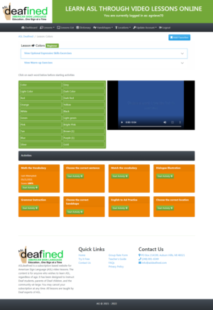 Web Design by ag04 for ASLdeafined | Design: #26889675