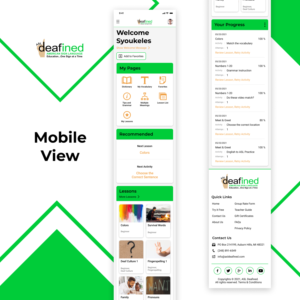 Web Design by Taufik H for ASLdeafined | Design: #26945193