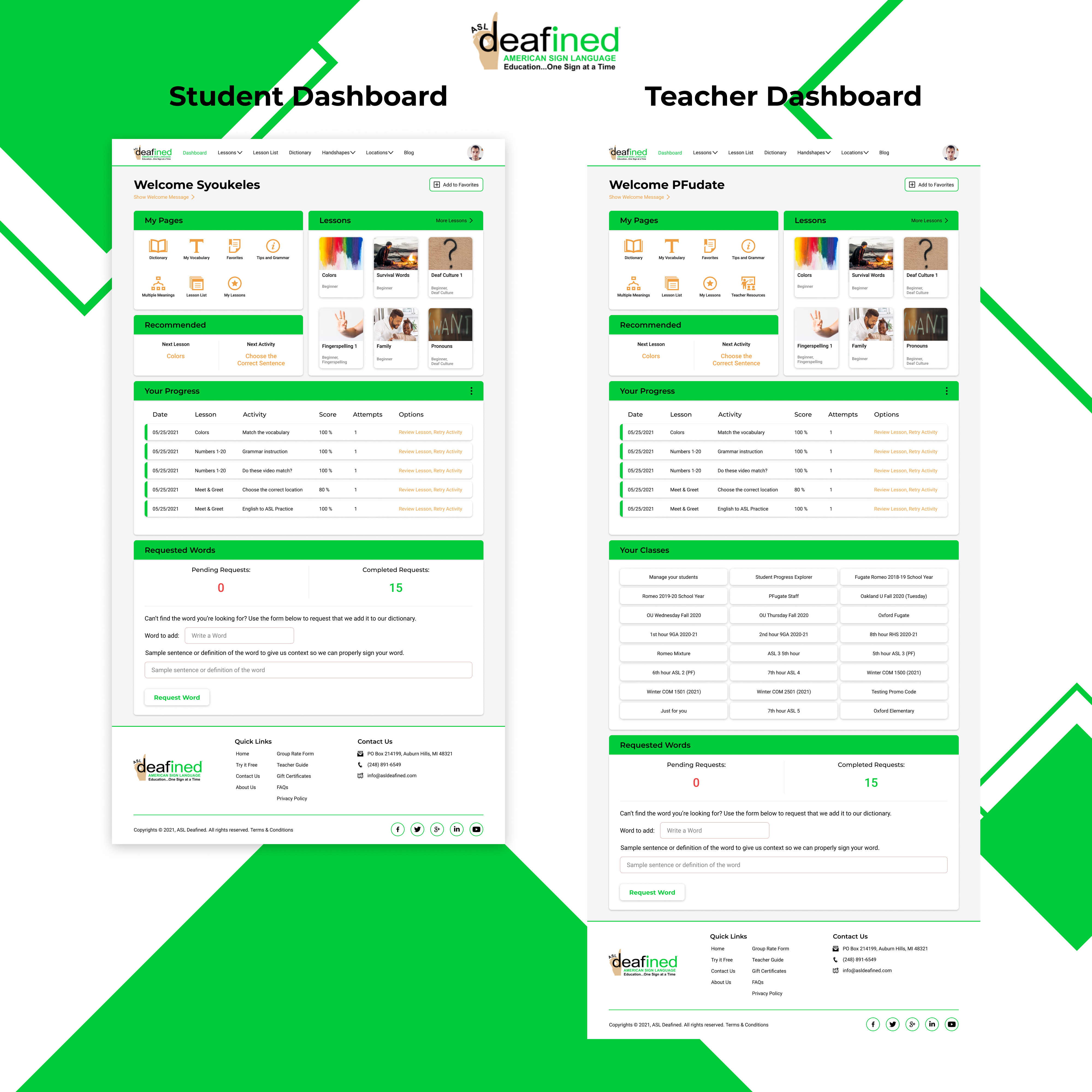 Web-Design von Taufik H für ASLdeafined | Design #26945195
