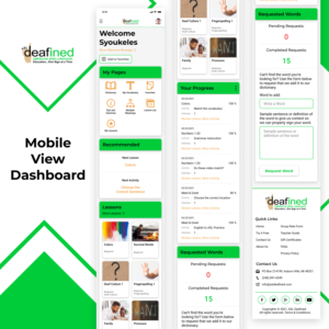Web Design by Taufik H for ASLdeafined | Design: #26963919