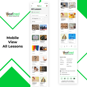 Web Design by Taufik H for ASLdeafined | Design: #26963936