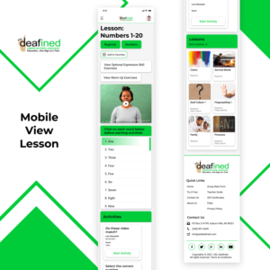 Web Design by Taufik H for ASLdeafined | Design: #26963947