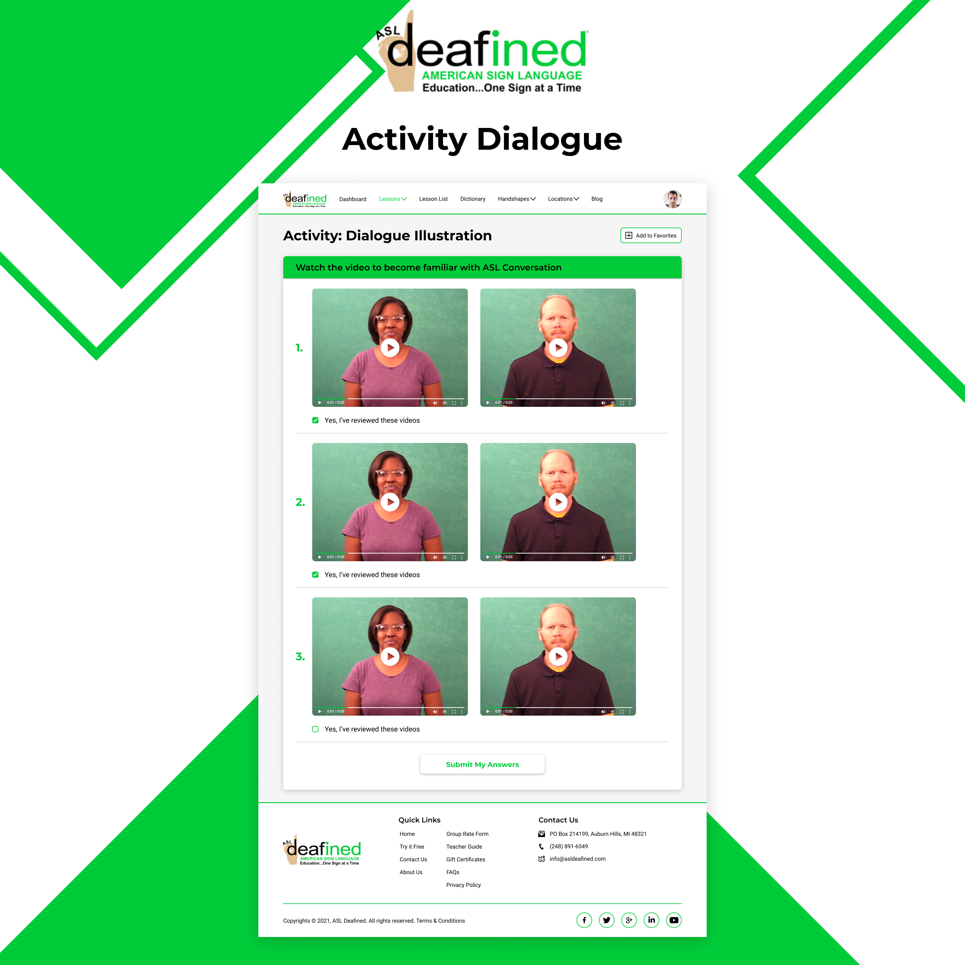 Web-Design von Taufik H für ASLdeafined | Design #26963979