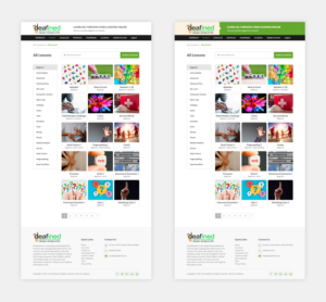 ASL Learning Website Application Pages Redesign | Diseño Web por Starlyn DS