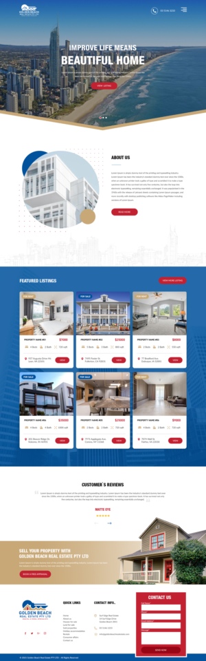 Real Estate Website | Diseño Web por bdesigner9